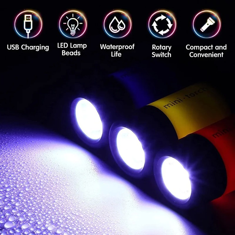 Pocket Keychain Flashlight Wat - Outdoor Lighting Permanent ulasan dan harga