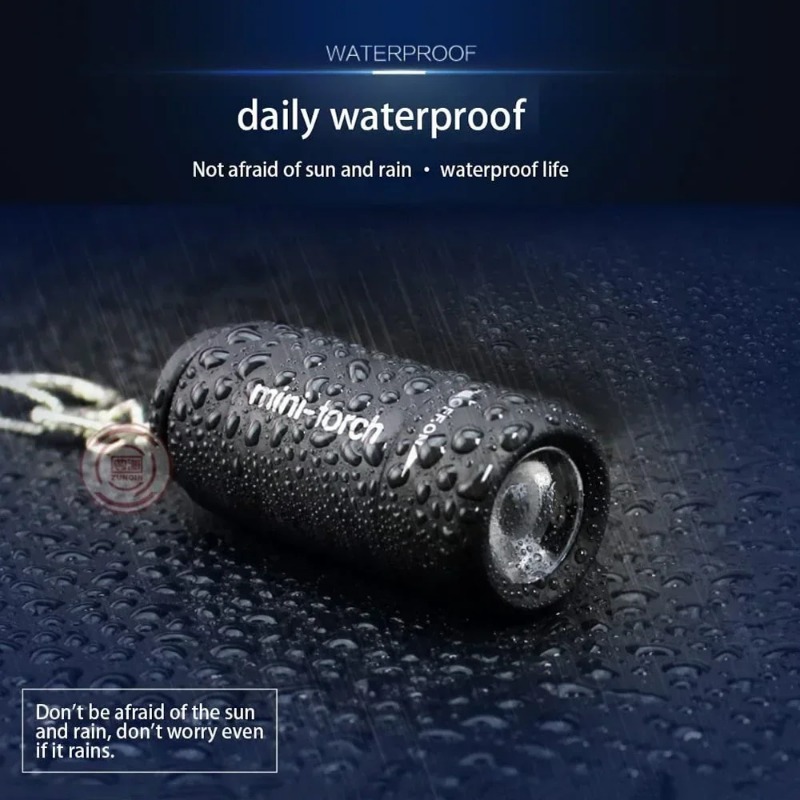 Pocket Keychain Flashlight Wat - Outdoor Lighting Permanent ulasan dan harga