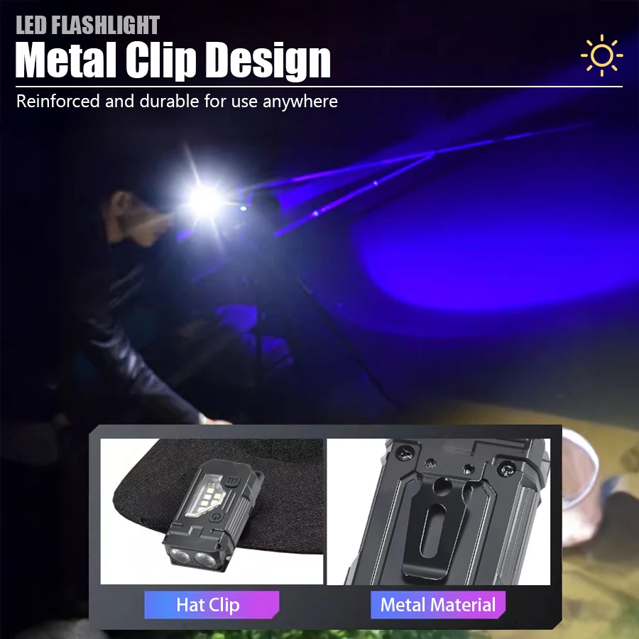 Mini Keychain EDC Flashlight - - Zinc Outdoor Lighting ulasan dan harga