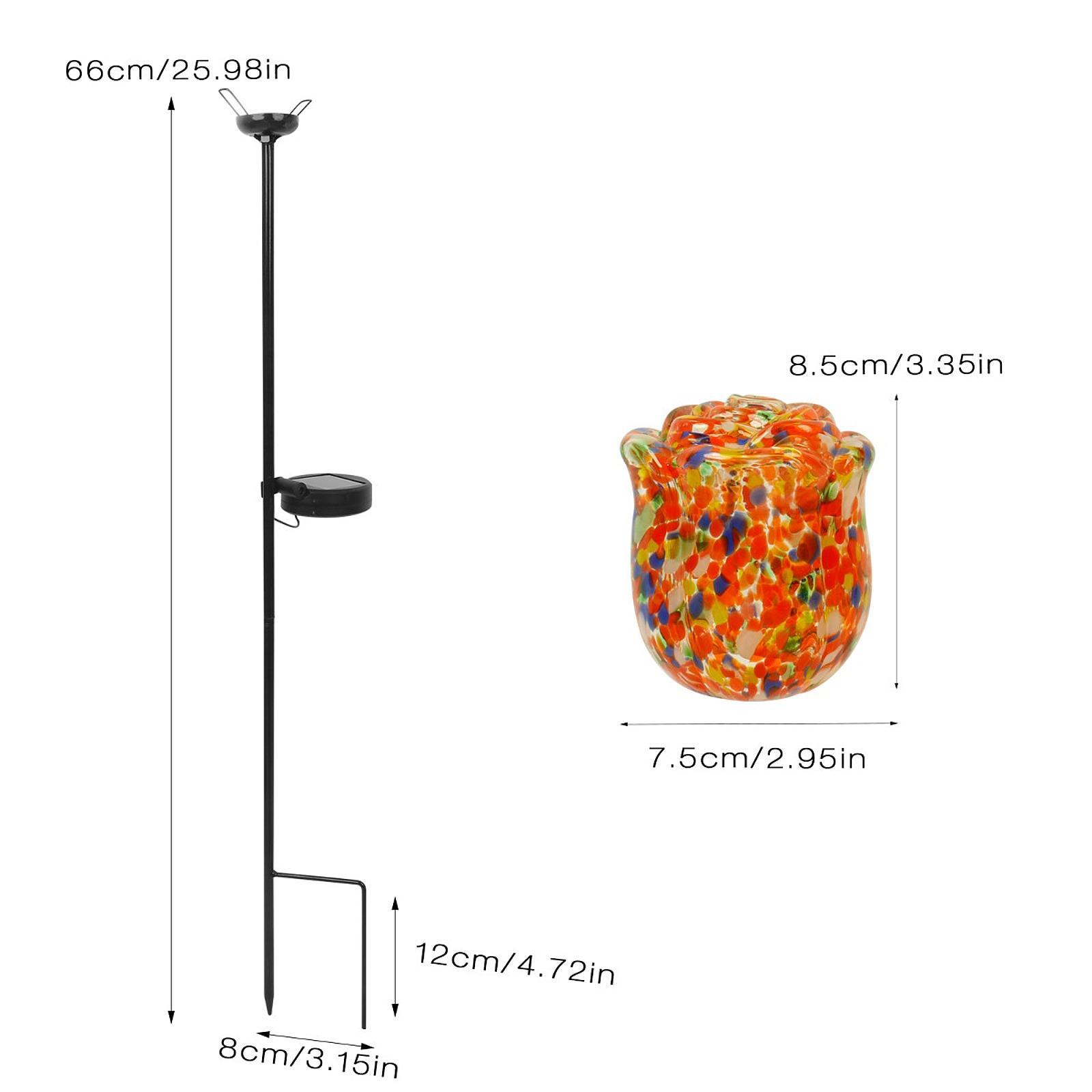 Outdoor Solar Rose Light Water - Outdoor Lighting Accent ulasan dan harga