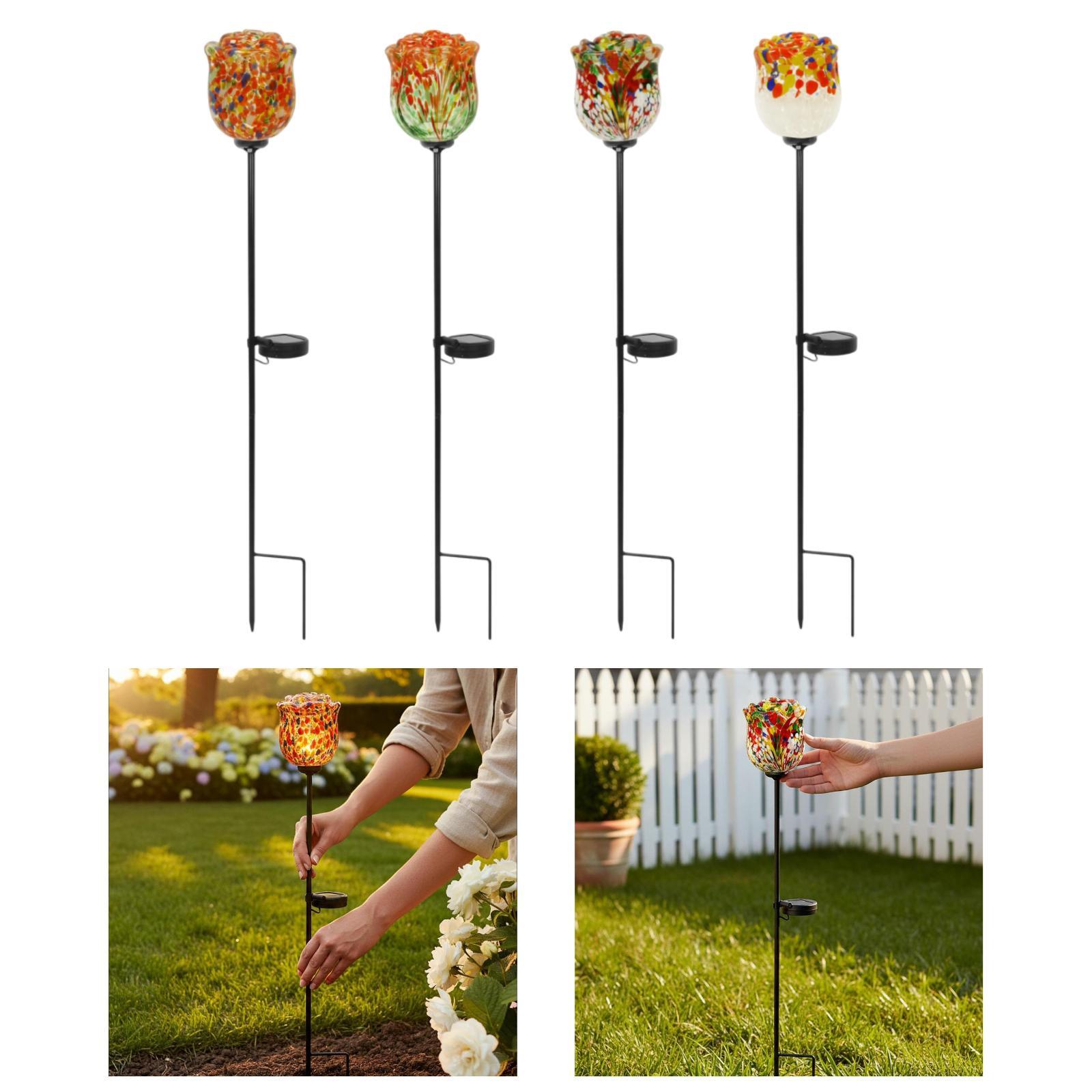 Outdoor Solar Rose Light Water - Outdoor Lighting Accent ulasan dan harga