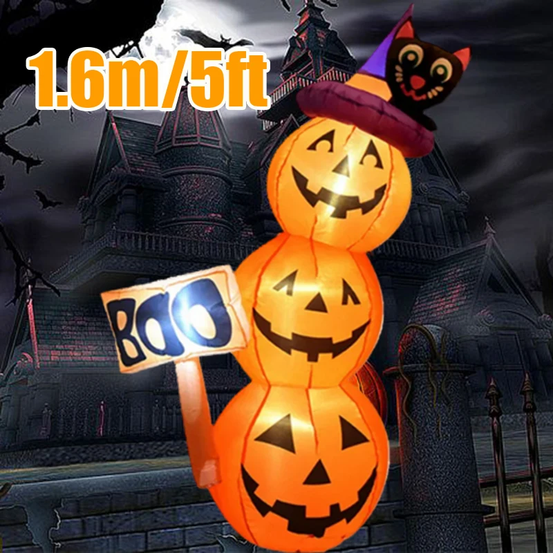 1.6M/5FT Halloween Inflatable  - Bollard Light Garden ulasan dan harga