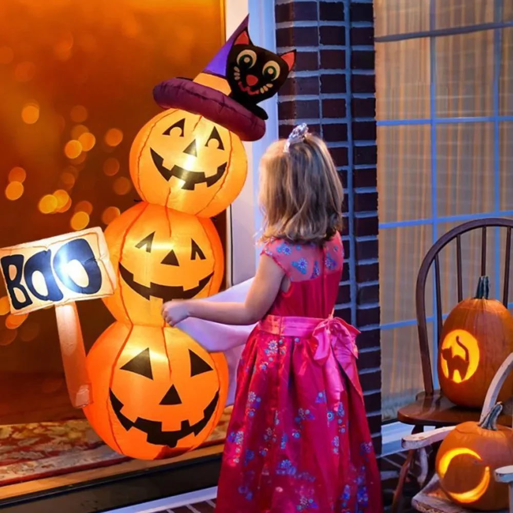 1.6M/5FT Halloween Inflatable  - Bollard Light Garden ulasan dan harga
