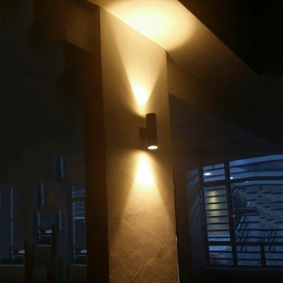 LED Porch Wall Light Up Down W - Outdoor Lighting Up And Down ulasan dan harga