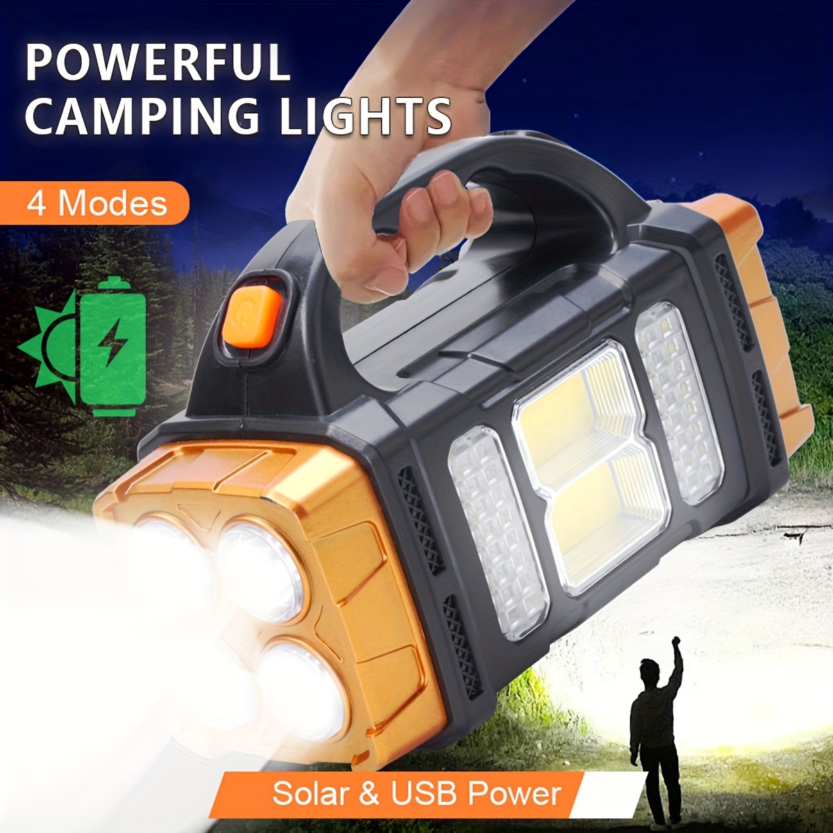 New Upgrade Rechargeable High  - Outdoor Lighting Permanent ulasan dan harga