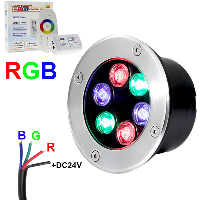 4-wire RGB LED Underground Lig - Outdoor Lighting Underground Wiring ulasan dan harga