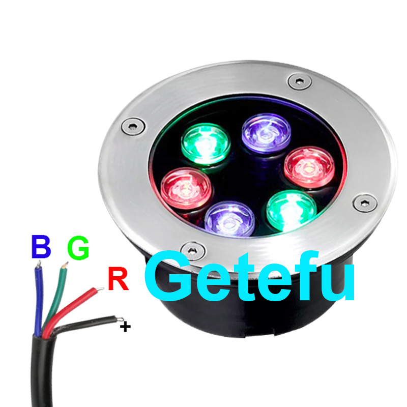 4-wire RGB LED Underground Lig - Outdoor Lighting Underground Wiring ulasan dan harga