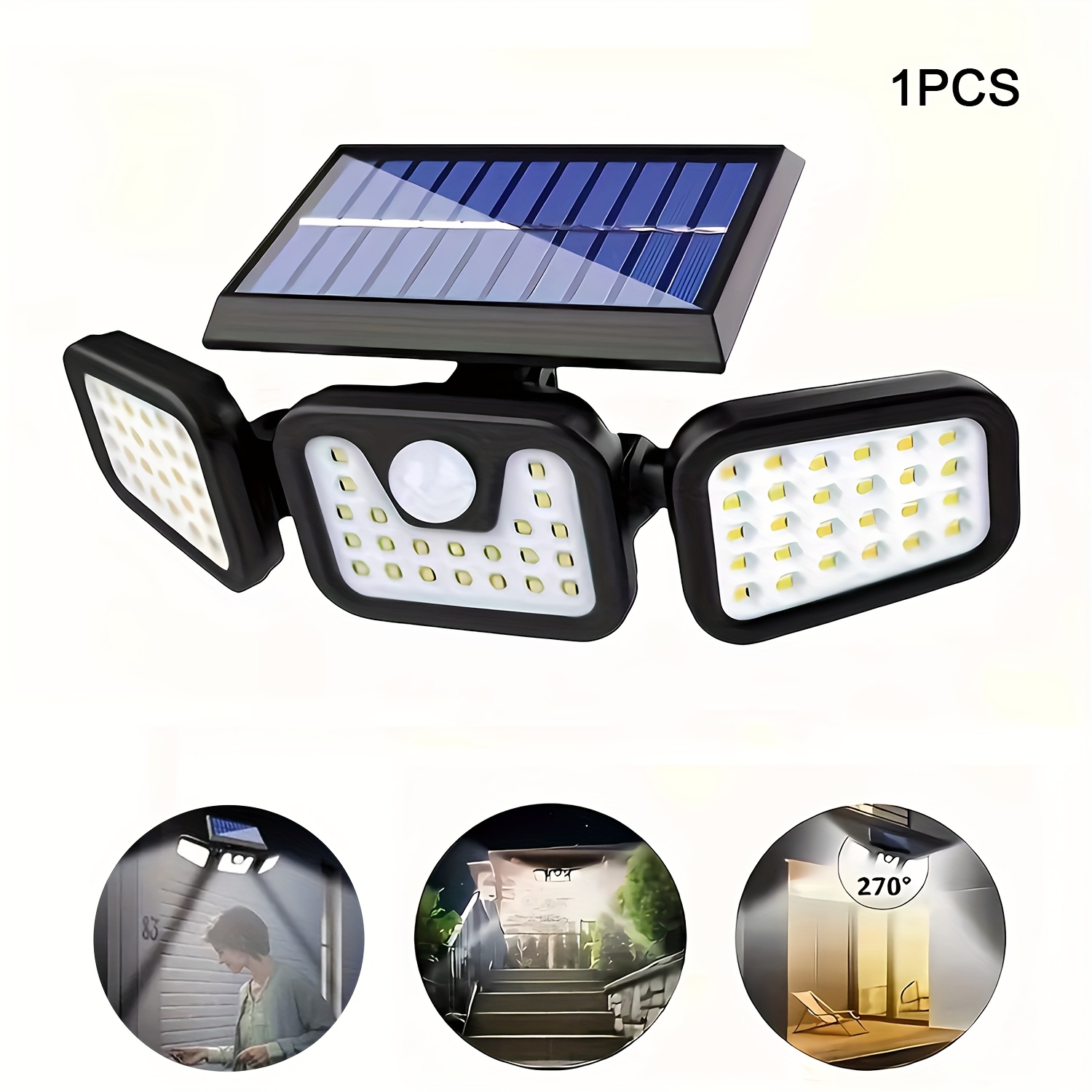74 LED Solar Powered Motion Se - Outdoor Lighting Front Yard ulasan dan harga