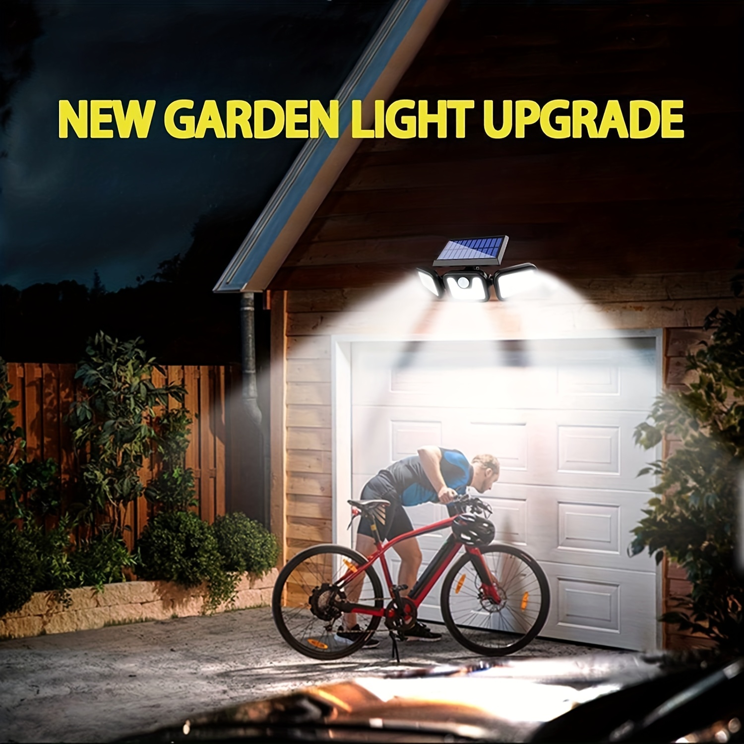 74 LED Solar Powered Motion Se - Outdoor Lighting Front Yard ulasan dan harga
