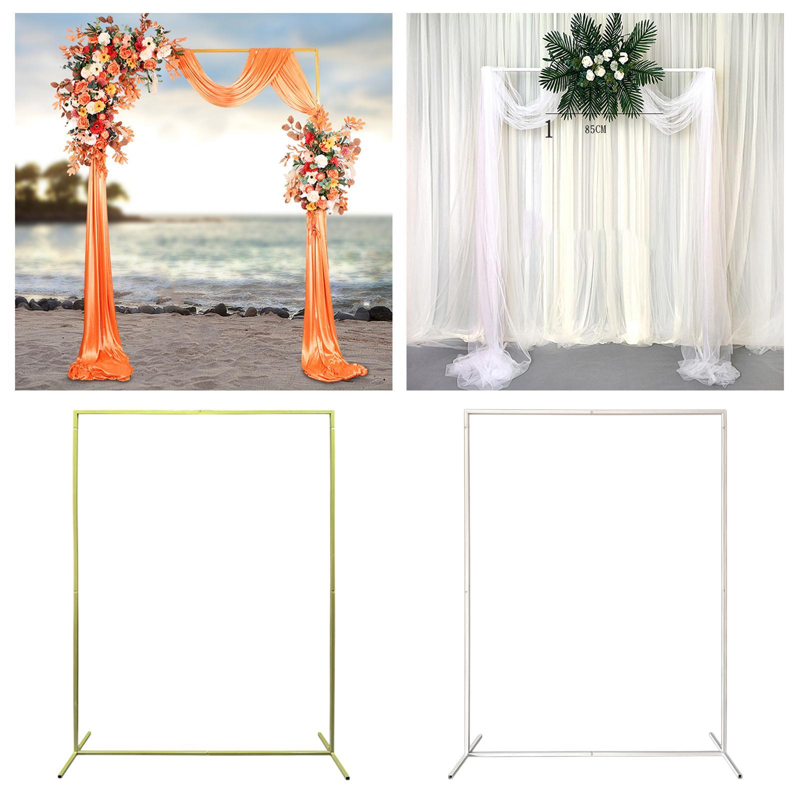 Wedding Arch Backdrop Stand Li - Lighting Wedding Outdoor ulasan dan harga