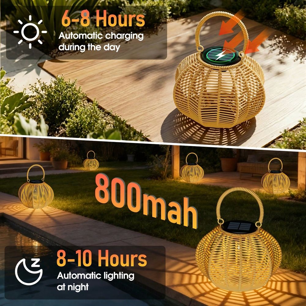 Rattan Solar Ambient Light For - Lighting Wedding Outdoor ulasan dan harga