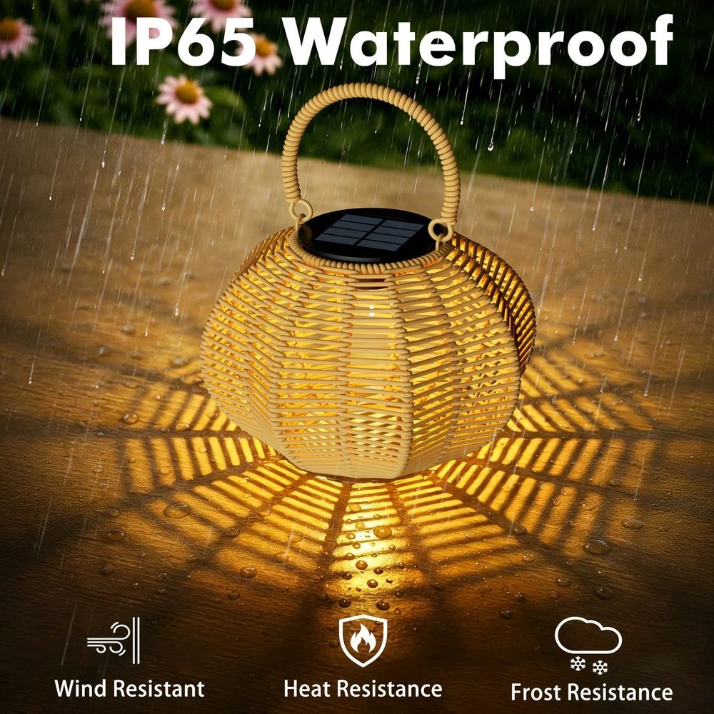 Rattan Solar Ambient Light For - Lighting Wedding Outdoor ulasan dan harga