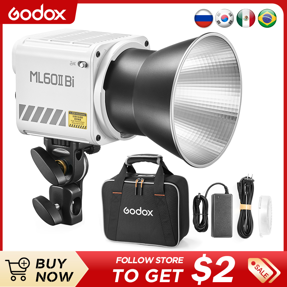 Godox ML60II BI Video Light 28 - Outdoor Lighting Kit Photography ulasan dan harga