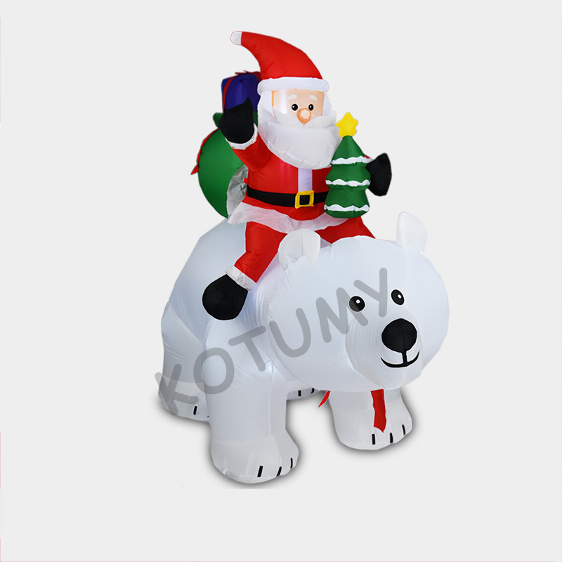 Movable Bear Santa Christmas I - Outdoor Lighting For Home ulasan dan harga