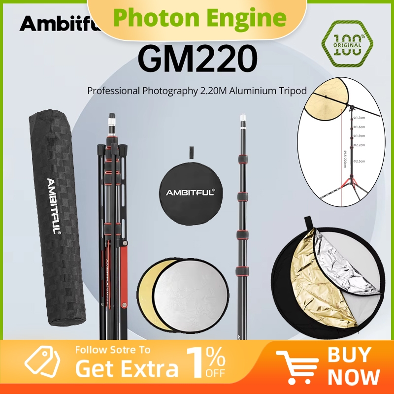 AMBITFUL 220cm Out Door Photog - Outdoor Lighting Kit Photography ulasan dan harga