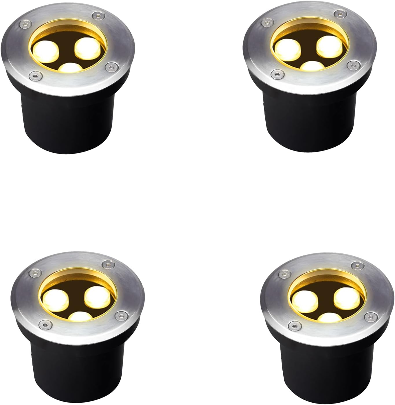 4 Pack Outdoor In Ground Light - Outdoor Lighting Underground Wiring ulasan dan harga