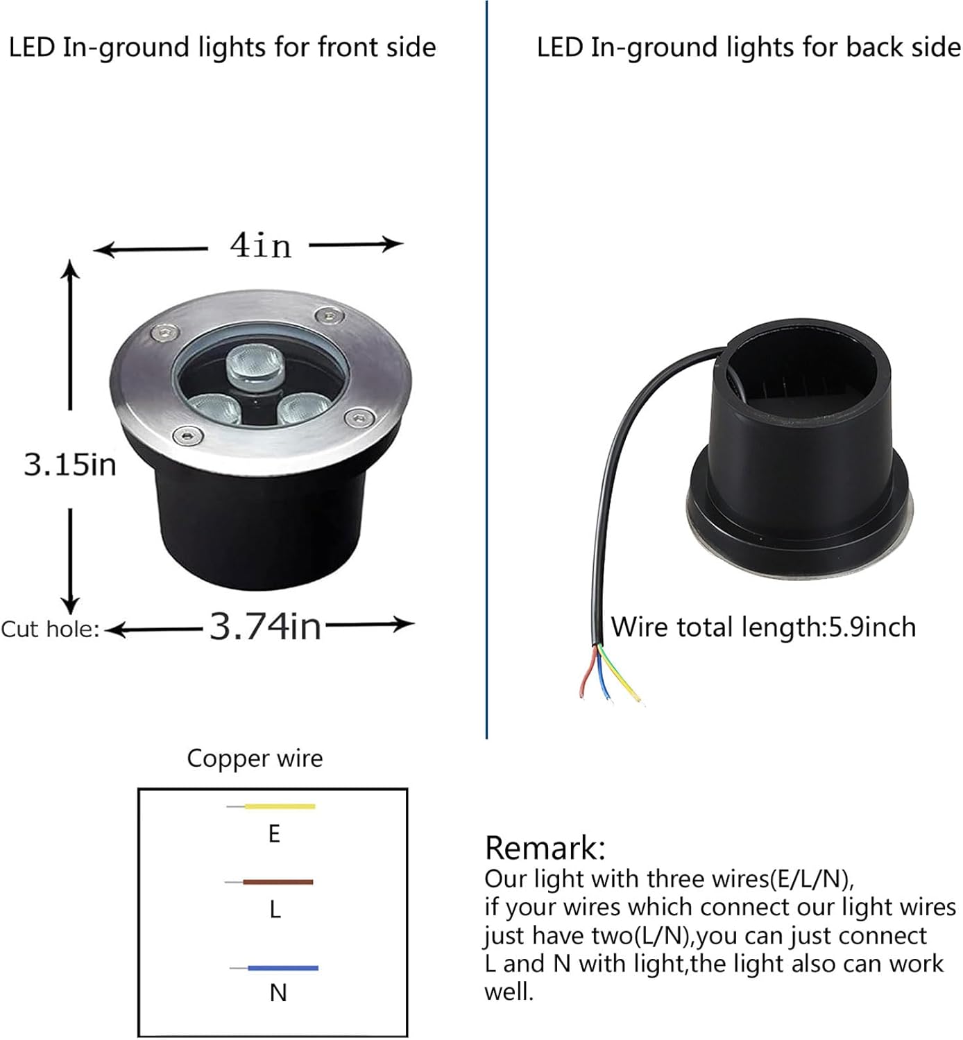 4 Pack Outdoor In Ground Light - Outdoor Lighting Underground Wiring ulasan dan harga