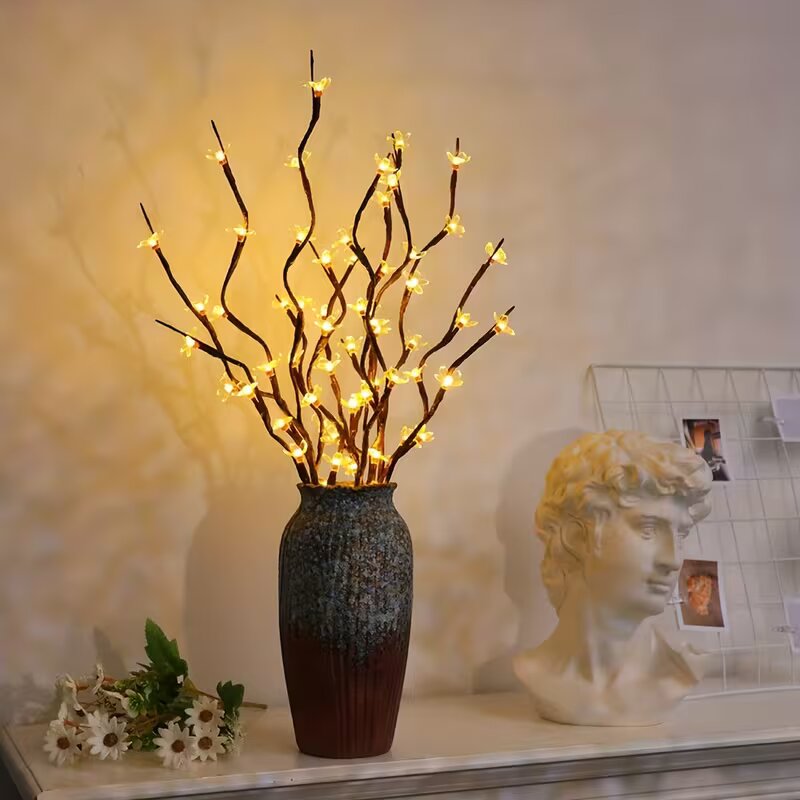 1/2PC 20LED Cherry Blossom Tre - Outdoor Lighting For Home ulasan dan harga