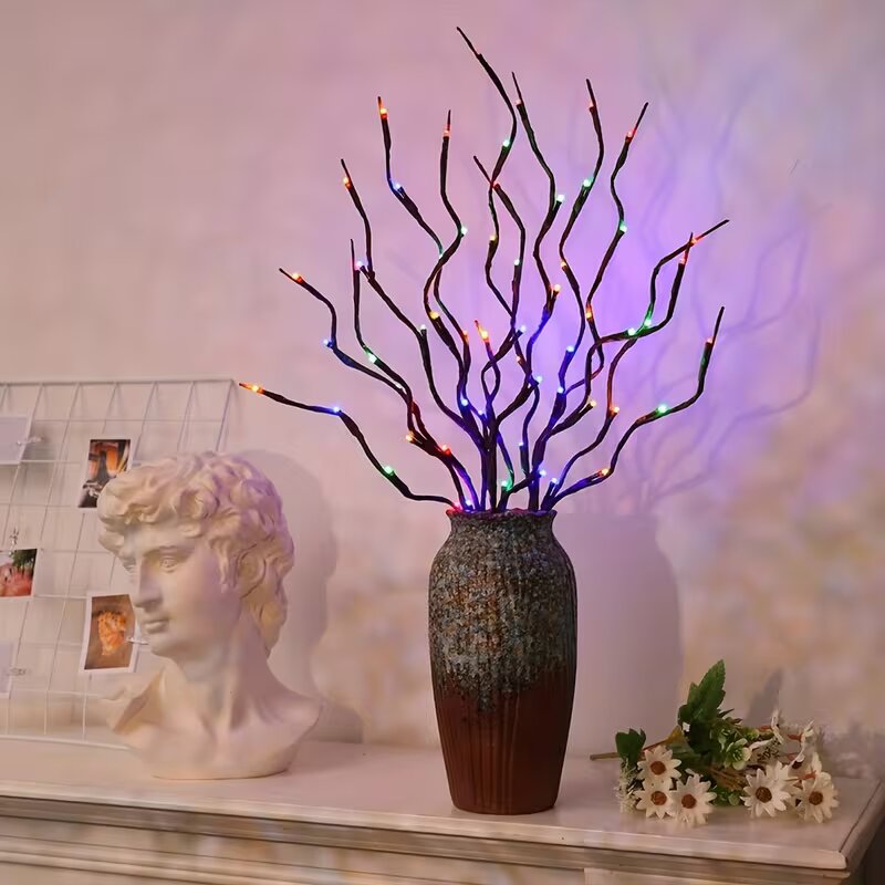 1/2PC 20LED Cherry Blossom Tre - Outdoor Lighting For Home ulasan dan harga