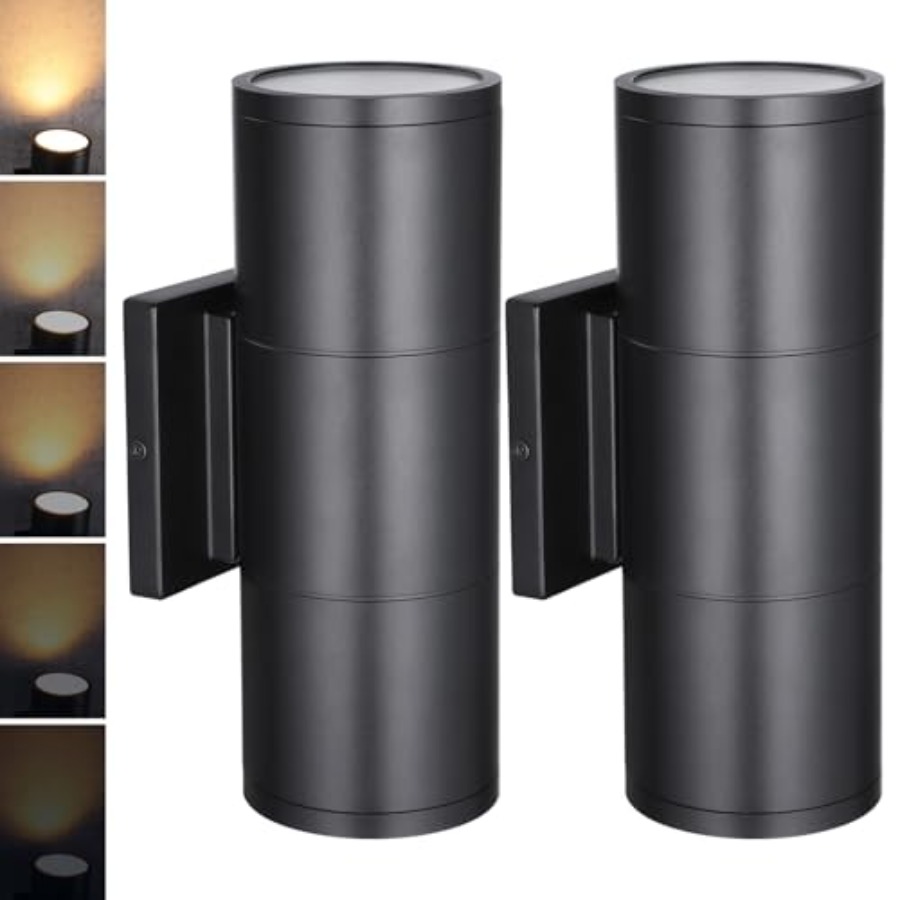 3000K LED Cylinder Up Down Wal - Outdoor Lighting Up And Down ulasan dan harga