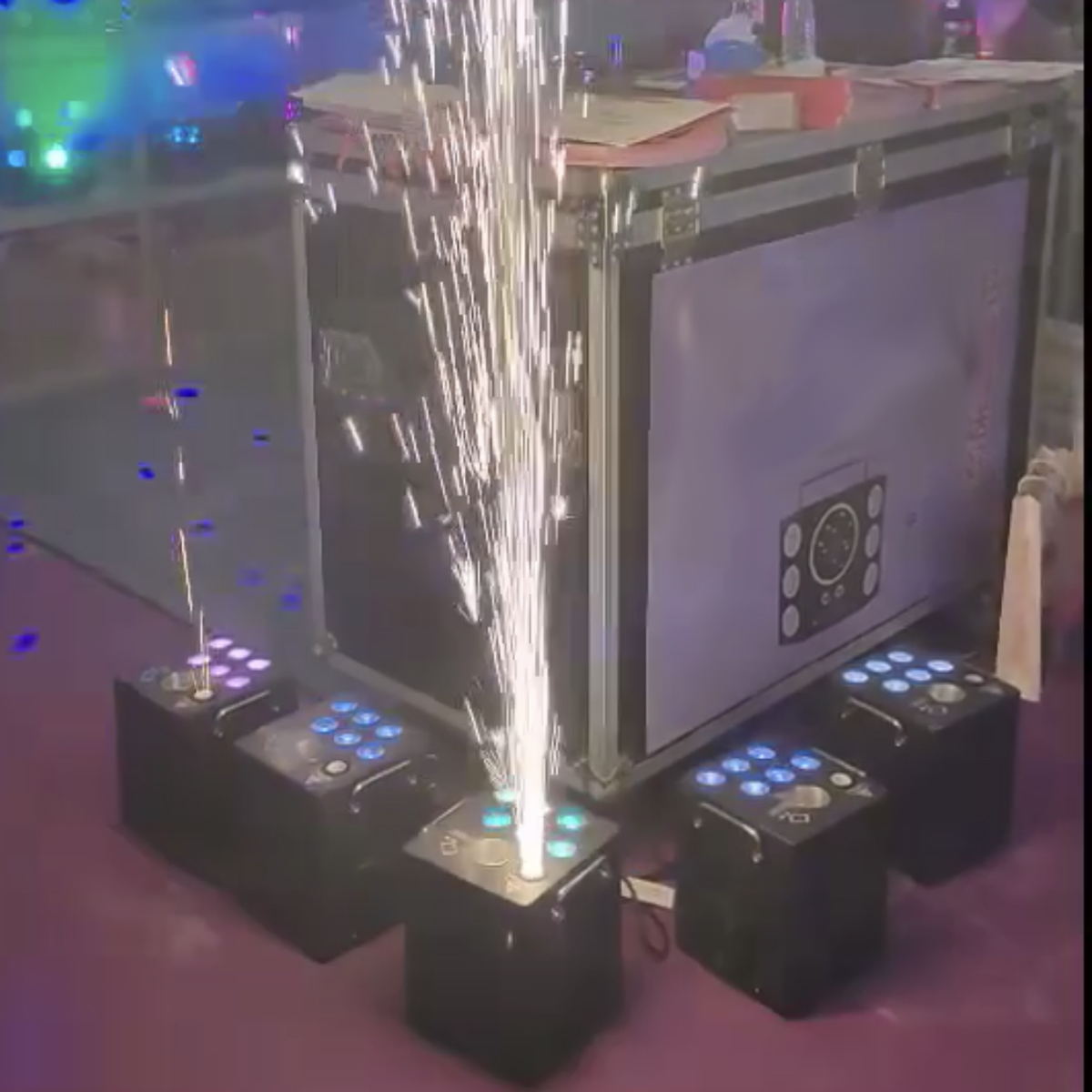 600W LED Cold Spark Machine wi - Lighting Wedding Outdoor ulasan dan harga