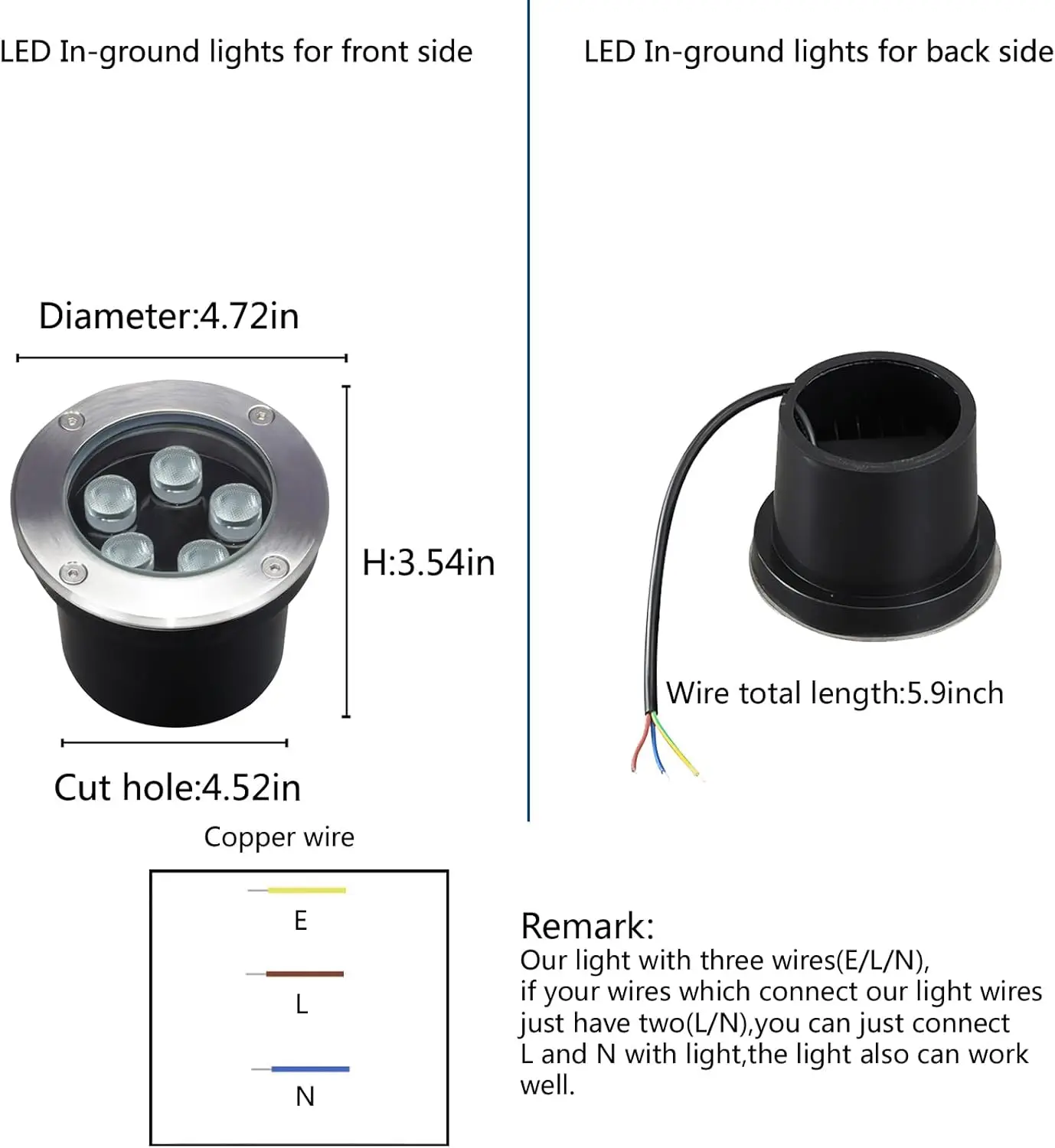 Outdoor Recessed Pathway Light - Outdoor Lighting Underground Wiring ulasan dan harga