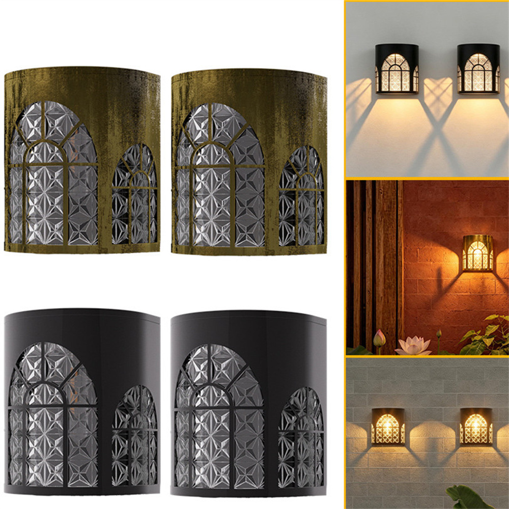 2pcs Outdoor Solar Fence Light - Outdoor Lighting Front Yard ulasan dan harga