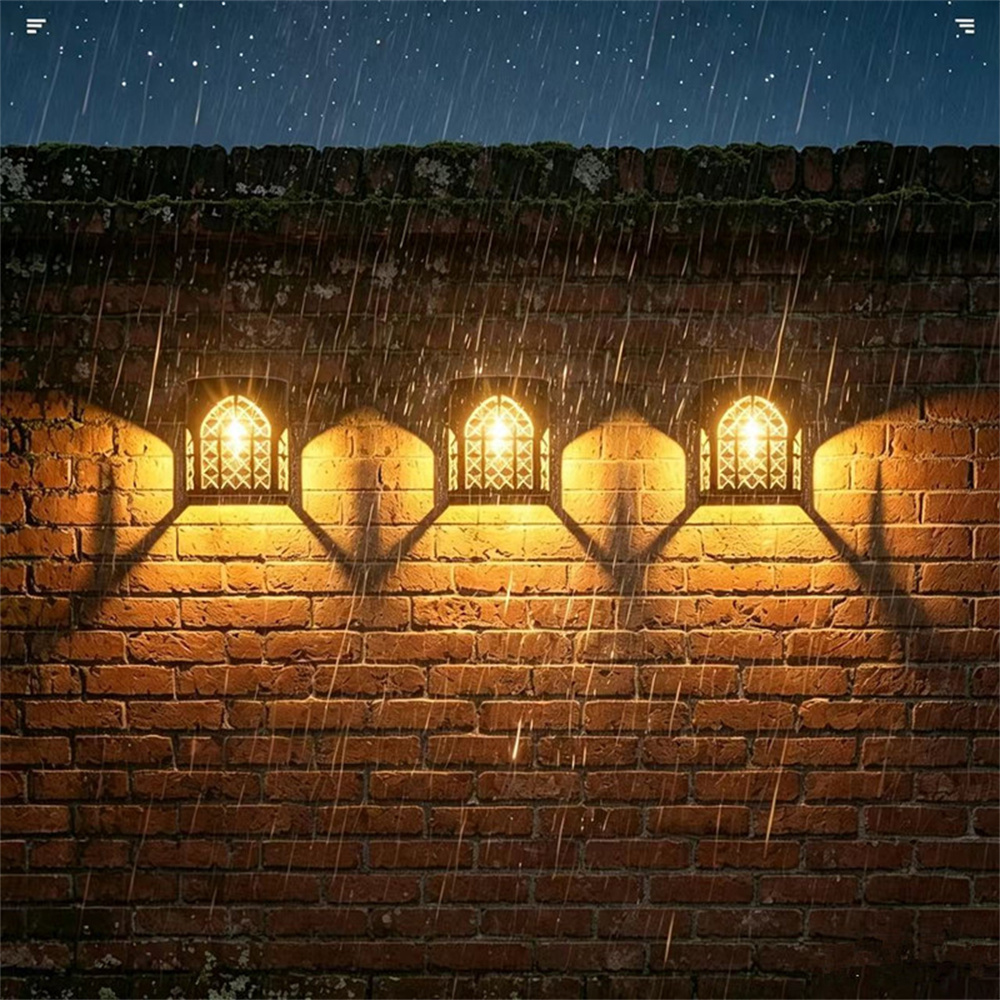 2pcs Outdoor Solar Fence Light - Outdoor Lighting Front Yard ulasan dan harga