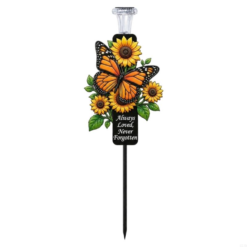 Solar Garden Stake Light Metal - Outdoor Lighting Accent ulasan dan harga