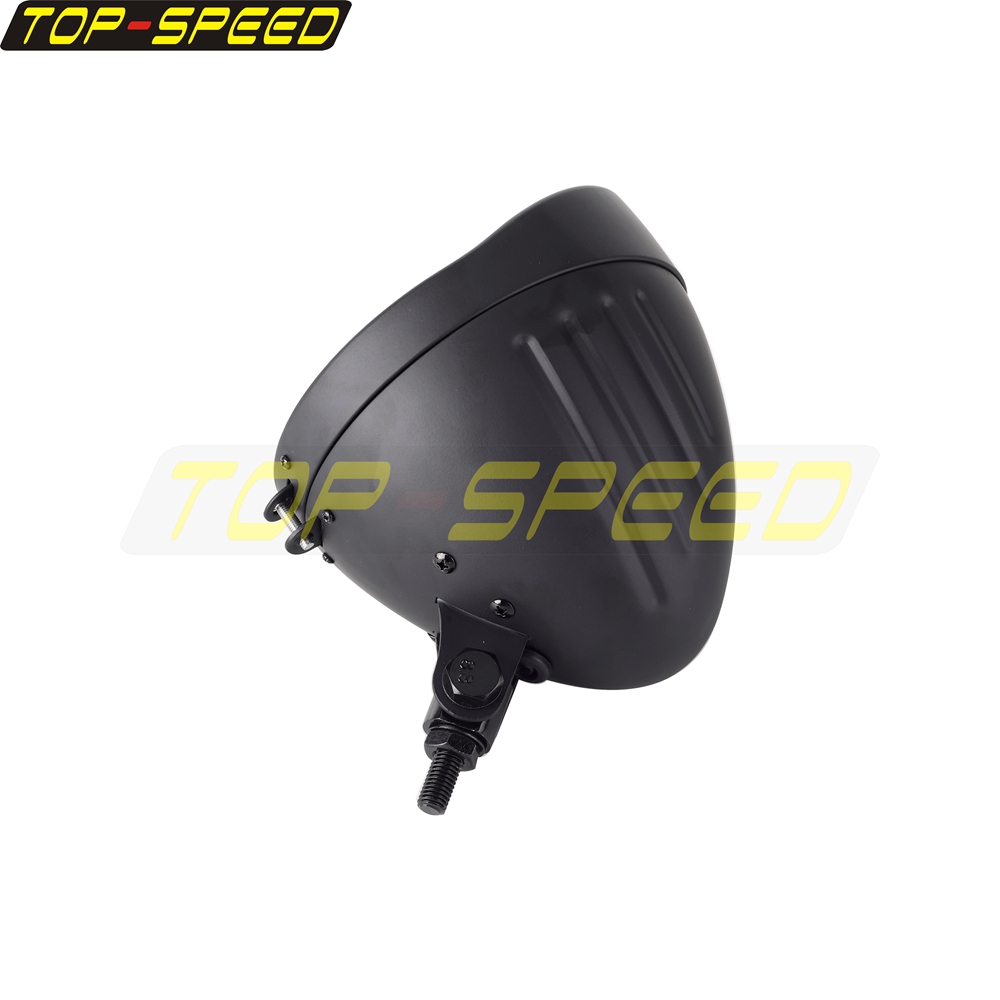 Black/Chrome Motorcycle Headla - Outdoor Lighting Unit ulasan dan harga