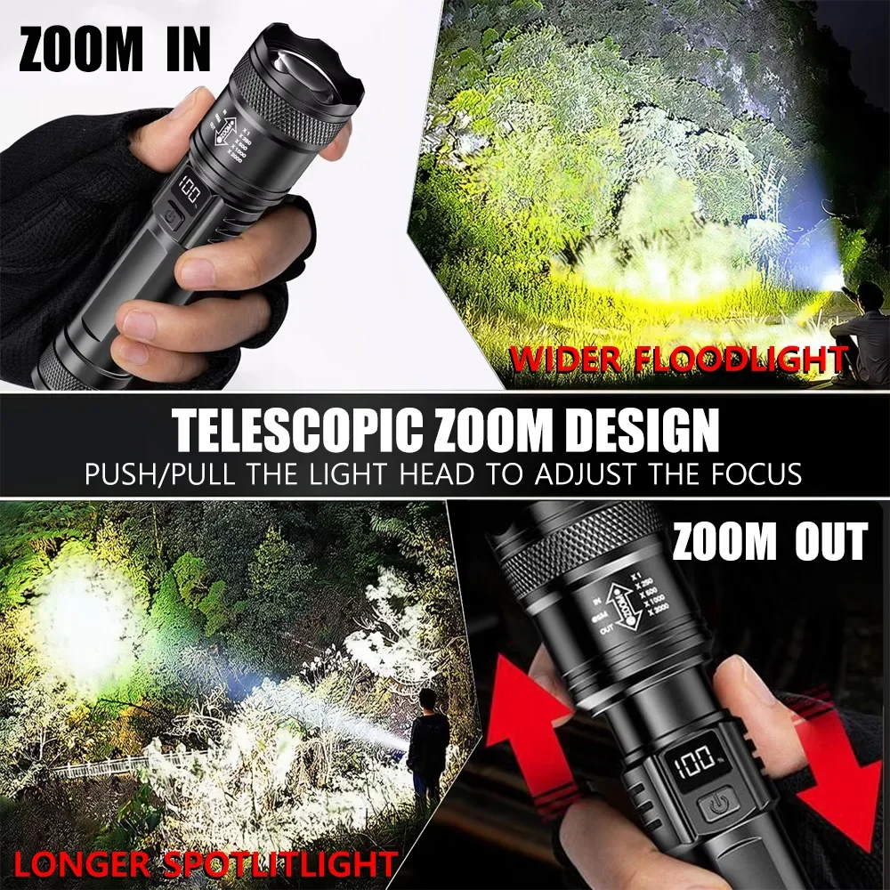 Rechargeable LED Flashlight Zo - Outdoor Lighting Permanent ulasan dan harga