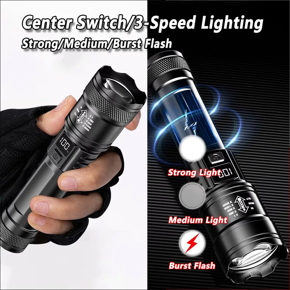 Rechargeable LED Flashlight Zo - Outdoor Lighting Permanent ulasan dan harga