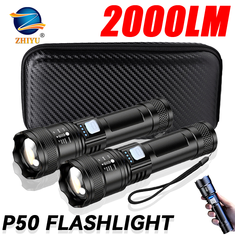 Tactical LED Flashlight 2000LM - Outdoor Lighting Permanent ulasan dan harga