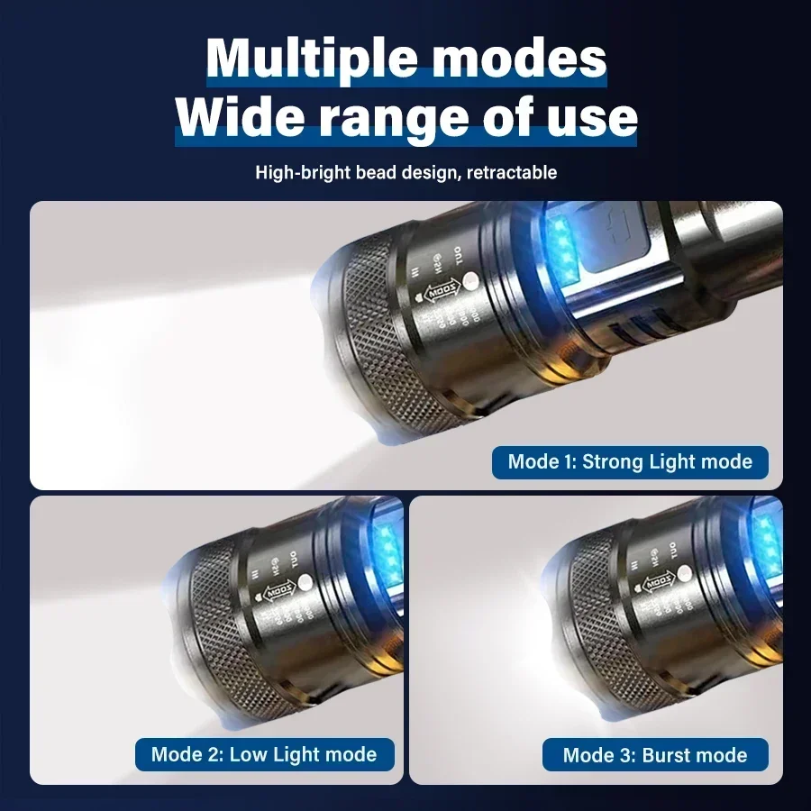 Tactical LED Flashlight 2000LM - Outdoor Lighting Permanent ulasan dan harga