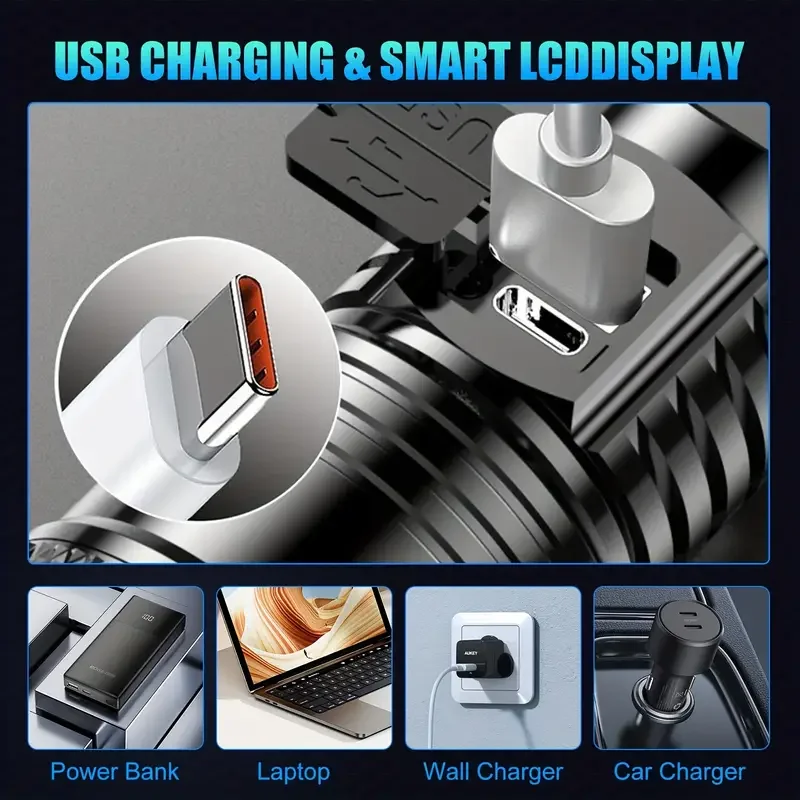 Tactical LED Flashlight 2000LM - Outdoor Lighting Permanent ulasan dan harga