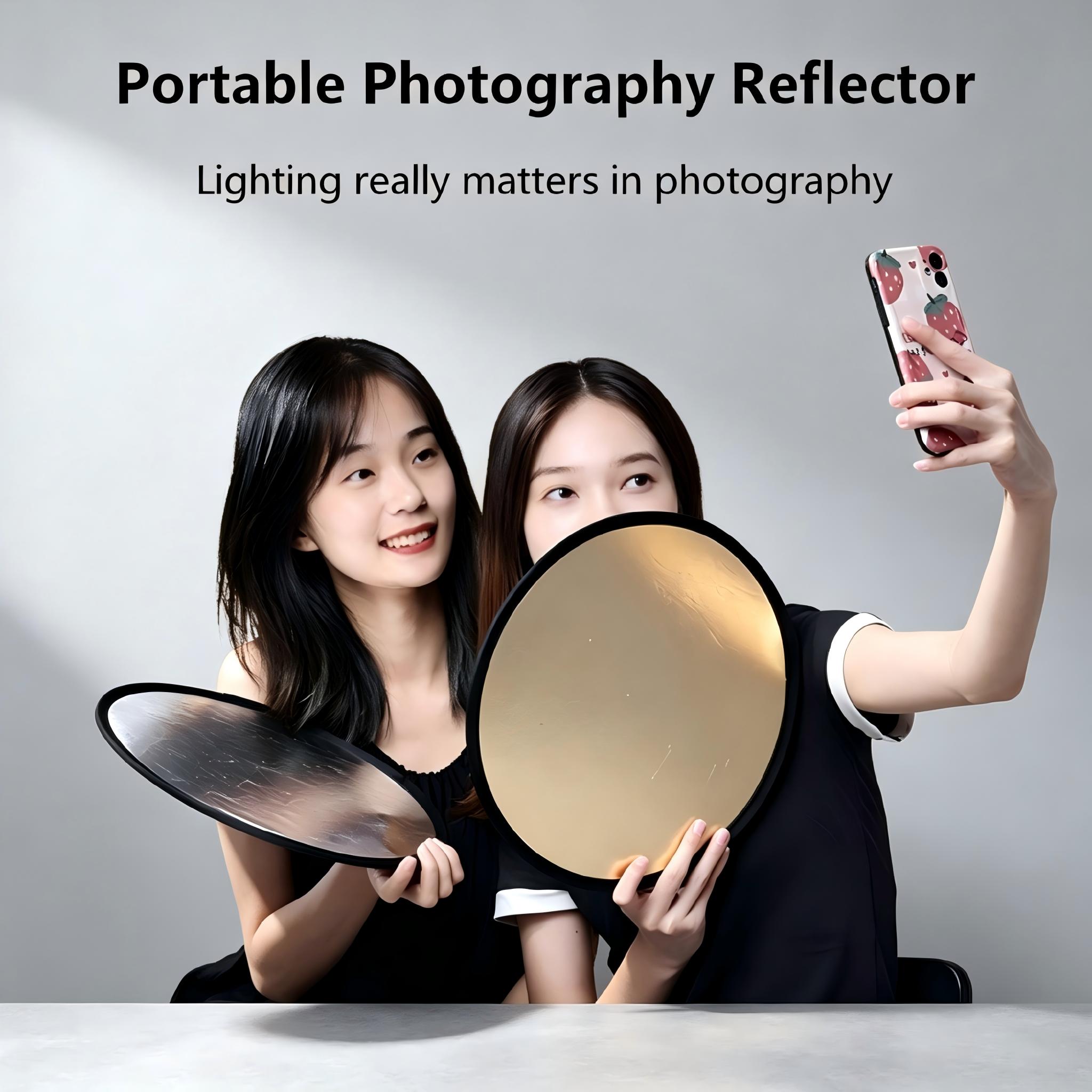 2-in-1 Dual Sided Gold Silver  - Outdoor Lighting Kit Photography ulasan dan harga
