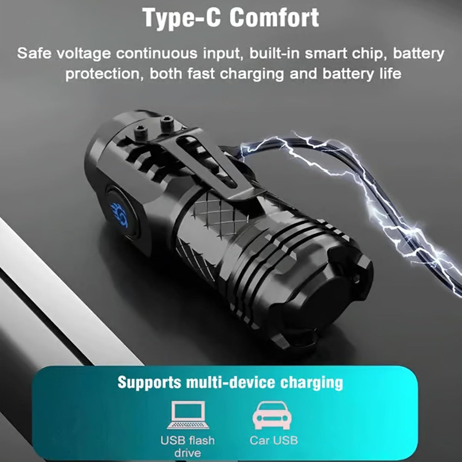 High Strong Power Tactical Fla - Outdoor Lighting Permanent ulasan dan harga