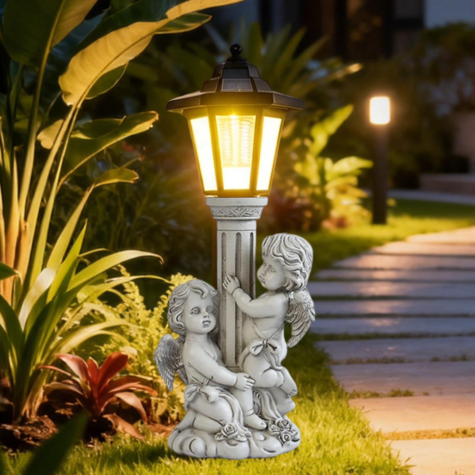 Garden Statues Light Up Auto O - Outdoor Lighting For Home ulasan dan harga